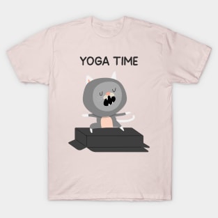 Cat Design- Yoga T-Shirt